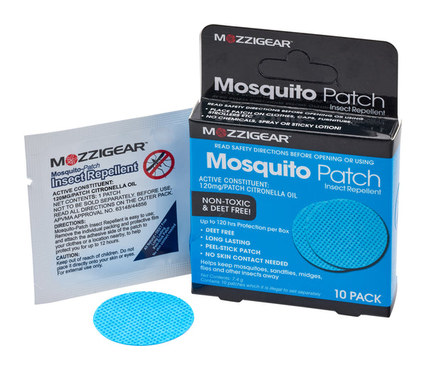 Mozzigear Mosquito Patch 10 Pack, Mozzigear