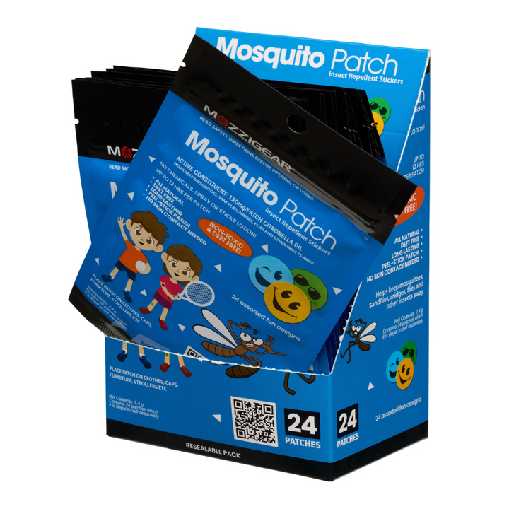 Repel Stickers Mozzigear Patch Sticker Insect Repellent 24's Pack