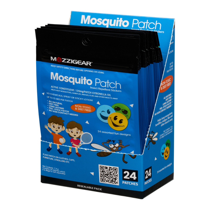 Mozzy Insect Mozzigear Patch Sticker Insect Repellent 24's Pack