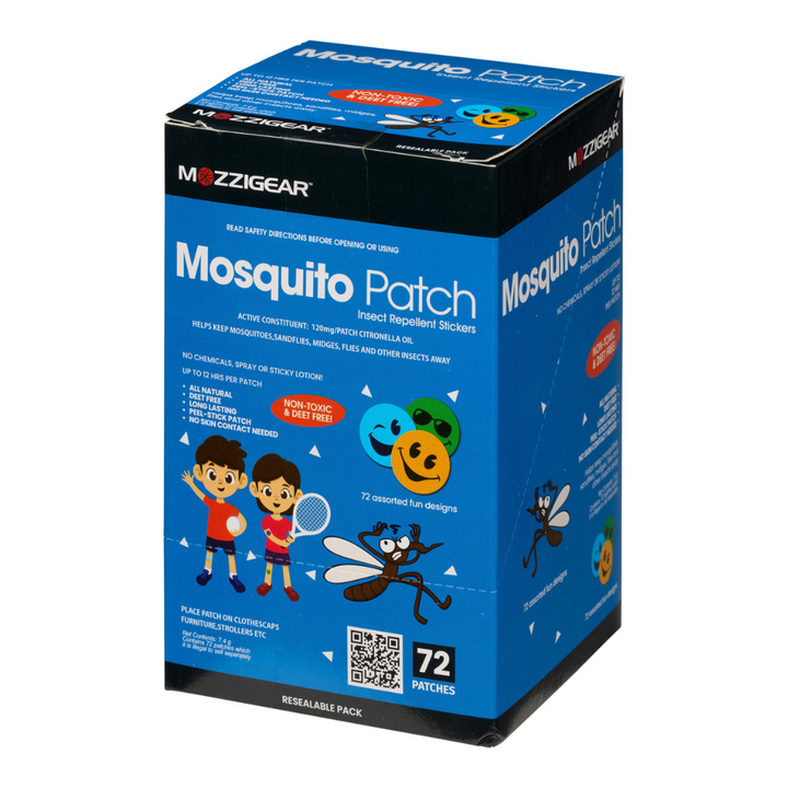 Mozzy Insect Mozzigear Patch Sticker Insect Repellent 72's Pack