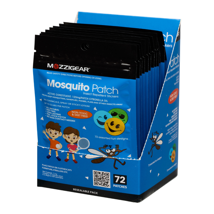 Mozzy Insect Mozzigear Patch Sticker Insect Repellent 72's Pack