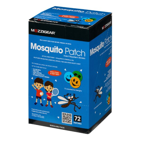 Mozzigear Patch Sticker Insect Repellent 72's Pack WHOLESALE