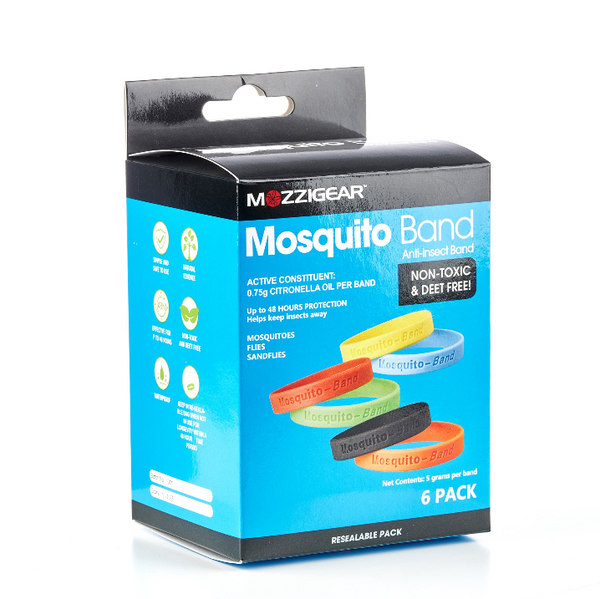 Mozzigear Adults 6 Pack Mosquito Band WHOLESALE