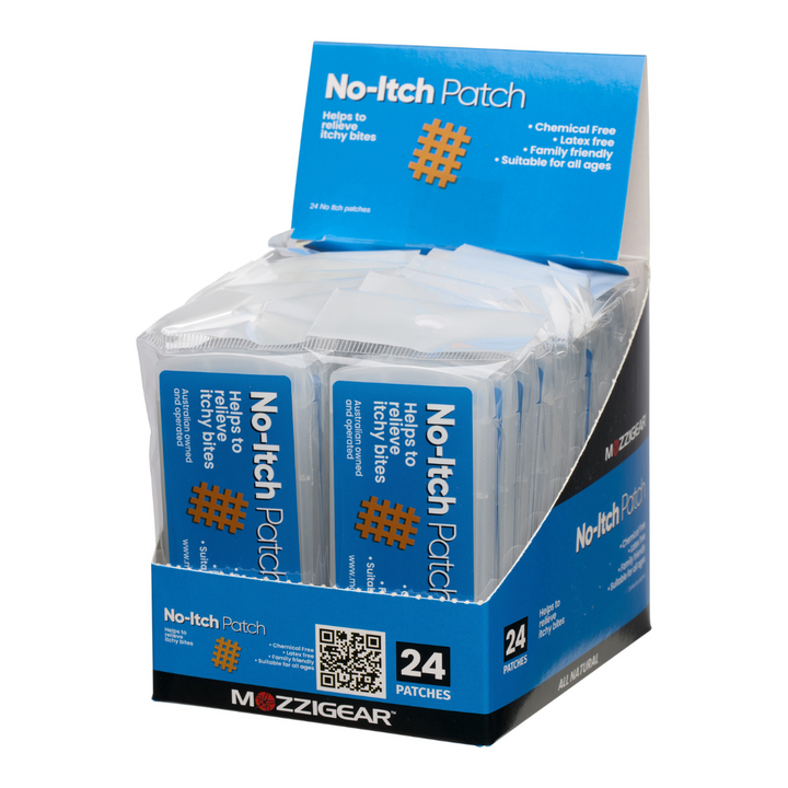 Skin Control Insect Patch Mozzigear Beige Adhesive Patches – 24 Pack for Outdoor Wear